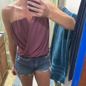 Mauve crop top